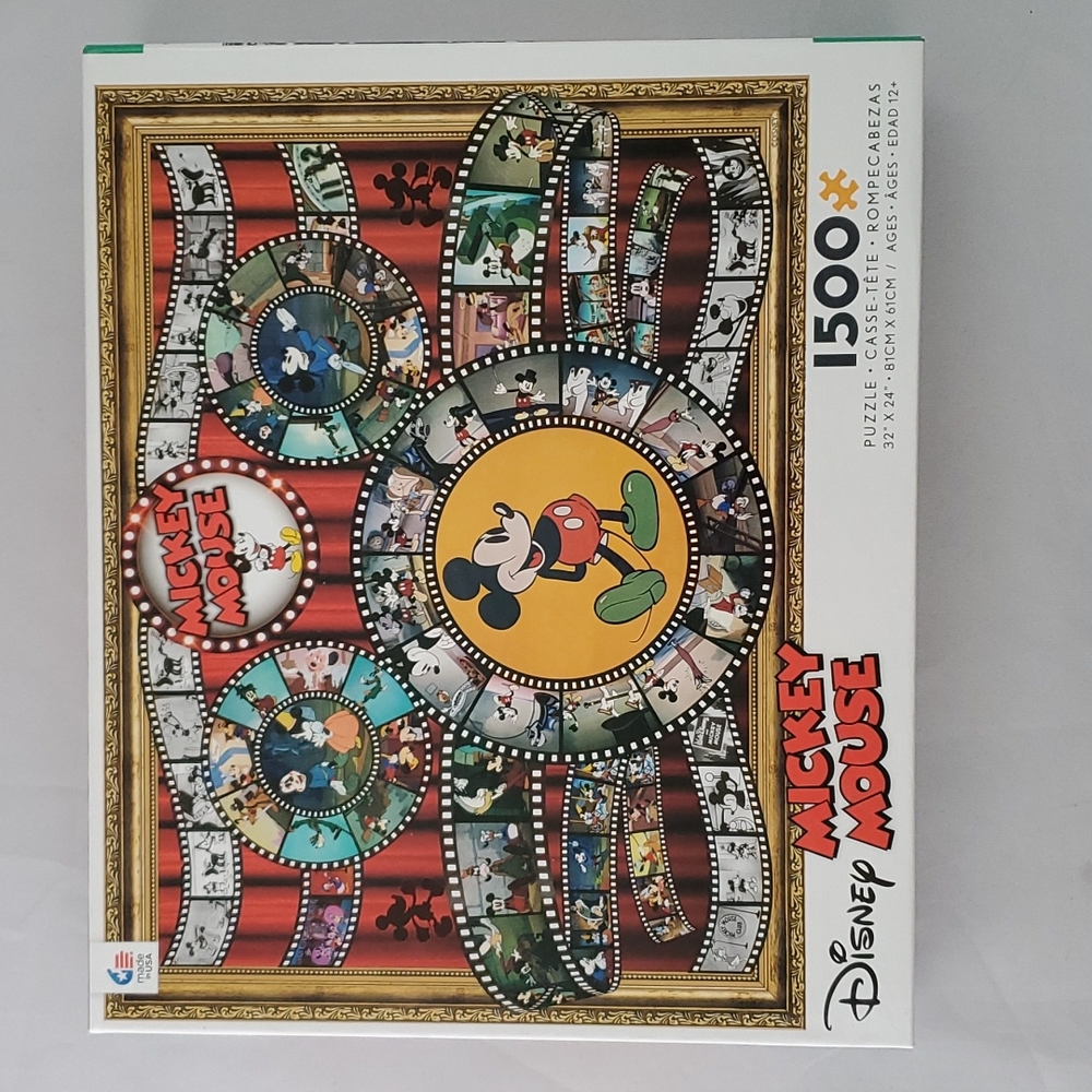 Pre LovedDisney Puzzle 1500 pieces Film  reel of all you Disney classic movies